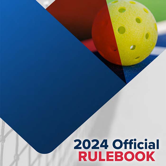 2024 Official Pickleball Rulebook Cover