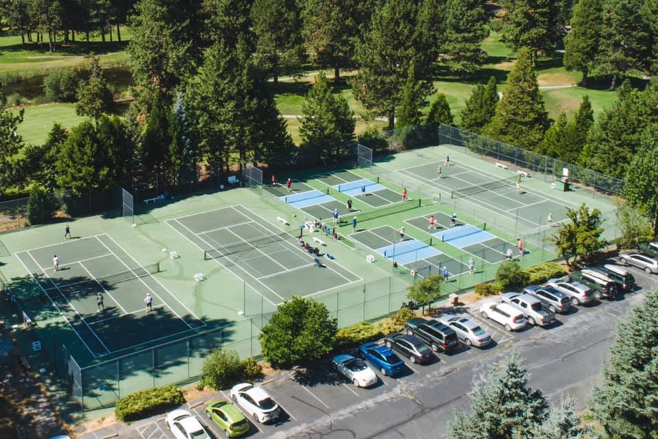 Pickleball Courts with a Mighty View of Mt Shasta USA Pickleball