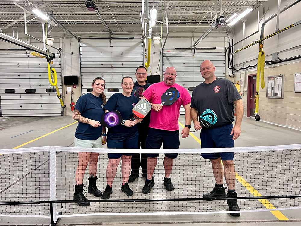 Firefighters-bring-pickleball