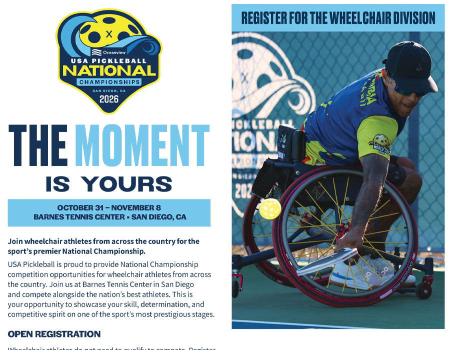 USAP Nationals 2026 Wheelchair Flyer Cover