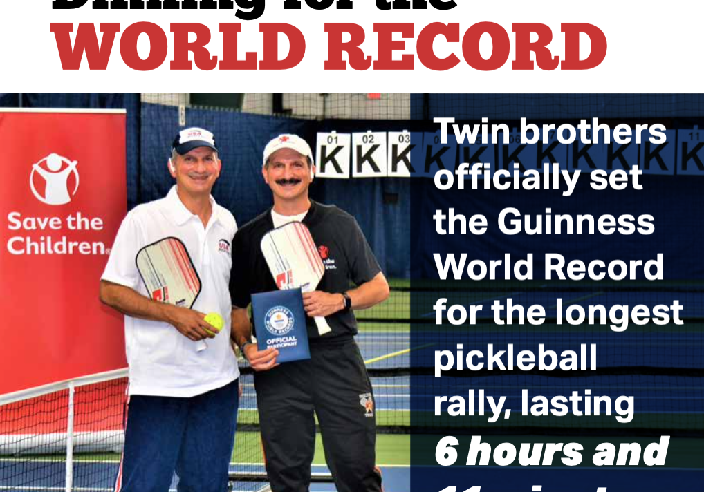 dinking world record rosetti pickleball